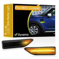 HOT K โคมไฟกันบังโคลนด้านข้าง LED กันน้ำ,สัญญาณไฟเลี้ยวสำหรับ Mini Cooper Countryman F60 2017 2018 2019-UP