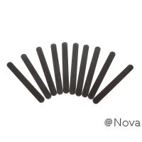 10pcs Nail File Buffer Black Polishing Grinding Sanding Grind Durable Manicure Tool