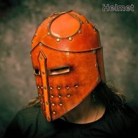 Medieval Knight Templar Crusader Helmet Viking Pirate Warrior Leather Mask Hat Soldier Cosplay Costume Head Armor LARP Accessory