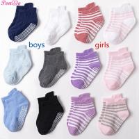 6 Pairs Kids Cotton Socks Childrens Pure Cotton Boat Sock Boy Girl Anti Slip Footwear