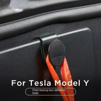 Tesla Model Y Front Spare Case Hook Gift Bag Hook Storage อุปกรณ์เสริมในรถยนต์