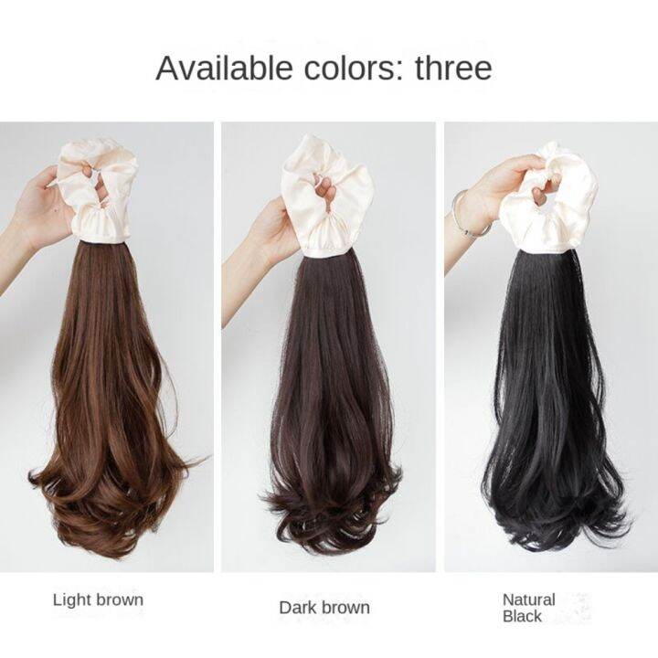 kelansi-ขนปุยฟู-สีแดงเเดง-สีน้ำตาลสีน้ำตาลเข้ม-ไฟเบอร์ทนความร้อน-สังเคราะห์สังเคราะห์สังเคราะห์-หยักเป็นคลื่น-สาวๆ-หยิกหยักศก-ยางรัดผม-ชุดกระโปรงยาว-วิกผมหางม้า-การต่อผม-วิกผมคลิปกรงเล็บ-ห่วงรัดผมลำไส