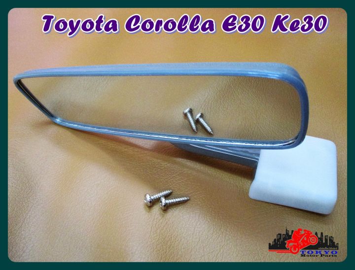 toyota-corolla-e30-ke30-rm331-rear-view-mirror-grey-set-กระจกมองหลัง-สีเทา-สินค้าคุณภาพดี