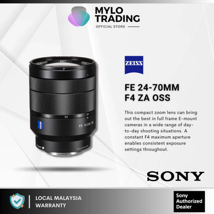 Sony Vario-Tessar T* FE 24-70mm f/4 ZA OSS Lens For Sony A7IV/A7MK