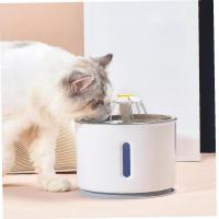 Cat Dog Automatic Water Feeders Led Lighting 2.4L Dogs Cat Rabbit Mute Drinker Dispenser Bowl Supplies Drinking Feeder