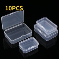 ◄♘ Mini Plastic Box Rectangular Box Storage Box Translucent Box Packing Box Dustproof Durable Strong Jewelry Storage Case Container