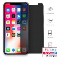 [พร้อมส่ง] ฟิล์ม กันมอง เต็มจอ Anti Spy Privacy Protection Tempered Film iPhone 11 Pro MAX 6.1 6.5 5.8 inch Screen Protector Glass ฟิล์มนิรภัย