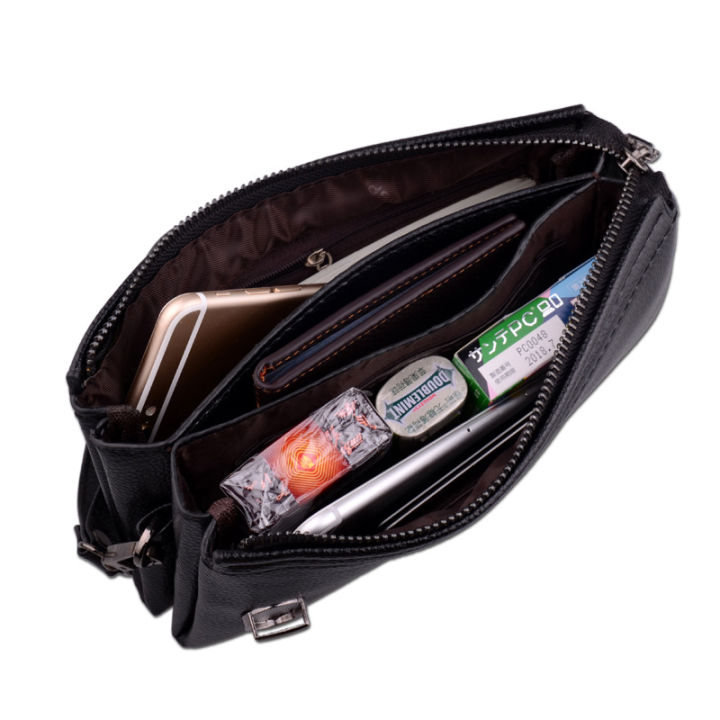 large-capacity-men-hand-bag-business-multi-function-clutch-bag-pu-leather-anti-theft-lock-zipper-bag
