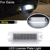 For Dacia Sandero II 2013-UP Logan II 2013-UP High Brightness White LED License Plate Light Number Plate Lamp