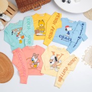 Free Ship Full SizeBộ Dài Tay Minky Mom Chất Thun Lạnh In Hình Động Vật