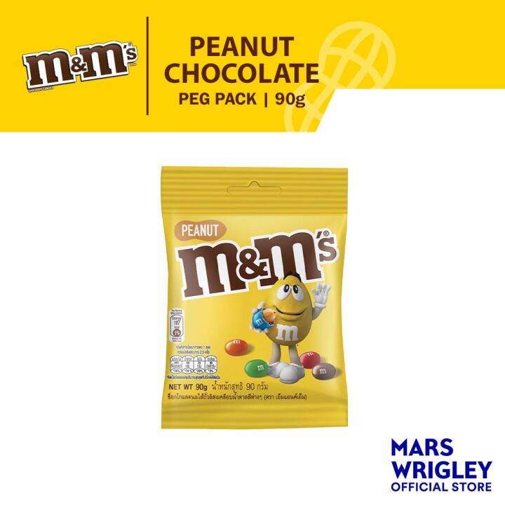 M&M's® Peanut Chocolate Peg Pack 90g Imported Chocolates Lazada PH