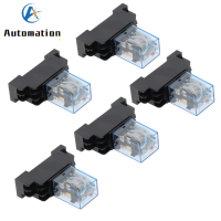 5เซ็ต12โวลต์24โวลต์36โวลต์110โวลต์220โวลต์220โวลต์10A ขดลวดไฟฟ้ารีเลย์ DPDT LY2NJ HH62P HHC68A-2Z กับซ็อกเก็ตฐาน