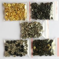 120~150Set Metal Snap Buttons 10mm 12mm 15mm  655/633/831 Snaps Press Studs for Clothes Leather  Fasteners Kits Haberdashery