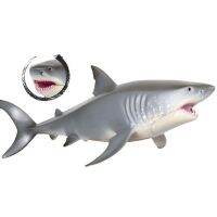 สมจริงขนาดใหญ่ฉลามของเล่นพลาสติกสัตว์ Shark Figurine การศึกษาความรู้ความเข้าใจของเล่นของที่ระลึกงานปาร์ตี้