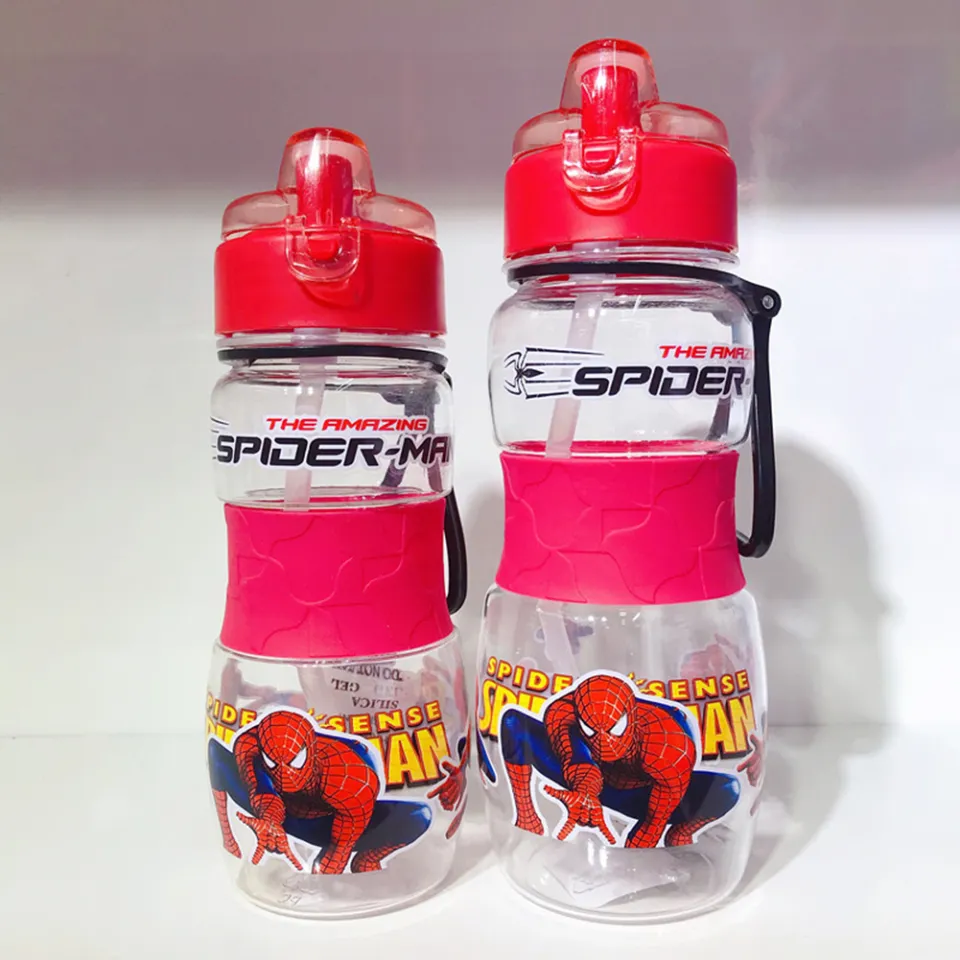 Flask with handle 600ml Spiderman