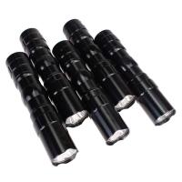 5PCS Mini Led Flashlight Torch Outdoor Camping Lighting Portable Aluminum Alloy 3W Waterproof Strong Light Flashlight Rechargeable  Flashlights