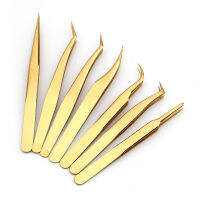 Lash Tweezer สแตนเลส Nipper แหนบป้องกันไฟฟ้าสถิตย์สำหรับตัวต่อขนตาแต่งหน้าเครื่องมือ Pincette