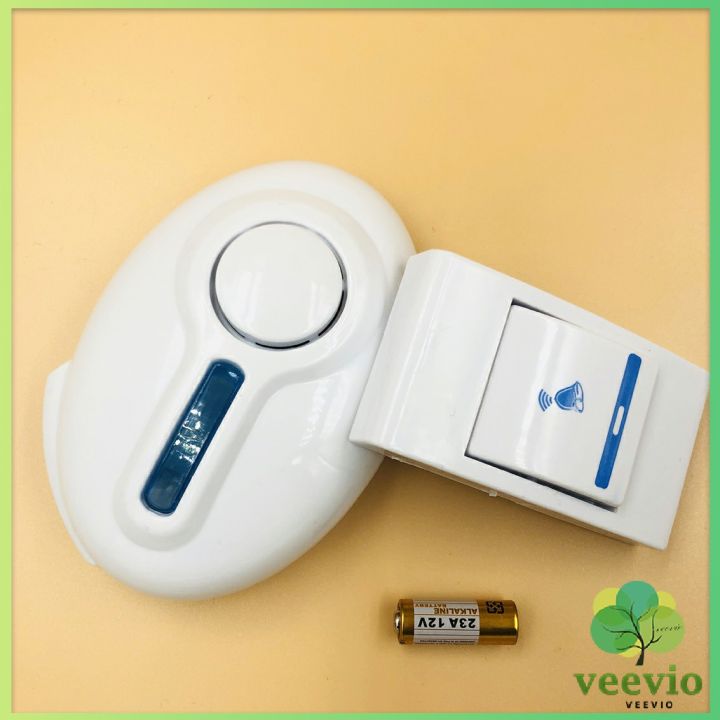 veevio-กริ่งไร้สาย-กระดิ่งไร้สาย-ออดไร้สายออดรีโมท-ระยะไกล-wireless-door-bell