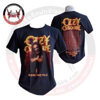 เสื้อยืดพิมพ์ลายแฟชั่นเสื้อวง Ozzy Osbourne ลิขสิทธิ์แท้100%S-5XL