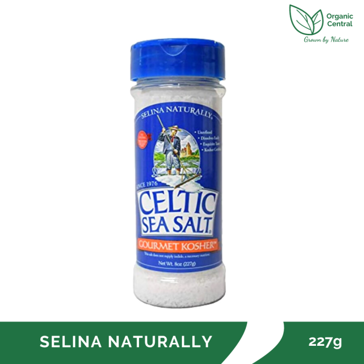 Selina Naturally Celtic Sea Salt Gourmet Kosher Salt Shaker 227g Lazada Ph