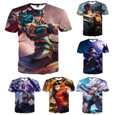 Game Mobile Legends 3D Printed T-Shirt Unisex Cosplay Costume Tops Tees