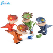 FunsLane 5-in-1 Cartoon Dinosaur Stationery Set Pencil Sharpener Eraser