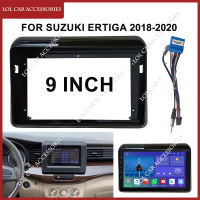 กรอบแผงหน้าปัดระบบนำทาง GPS ซูซูกิเออร์ติก้า2018-2020สเตอริโอวิทยุรถยนต์ขนาด9นิ้วเครื่องเล่นแอนดรอยด์2 Din