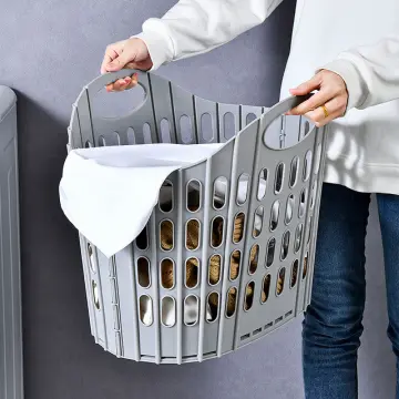 New Silicone Collapsible Laundry Basket Plastic Folding Clothes Storage  Basket - China Laundry Basket and Plastic Laundry Basket price