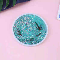 Kitchen Tableware Coasters Placemat individual Pad Rabbit Romantic Cherry Blossom Quicksand Silicone Insulation Cute Coasters