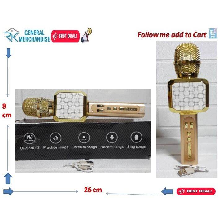 GM. SU.YOSD Magic Karaoke Microphones Sing A Song Record Song Listen to ...