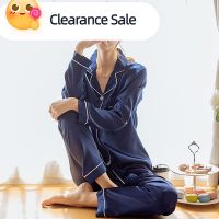 Women Silk Satin Pajamas Pyjamas Set Sleepwear Pijama Couple Pajamas Suit dropshipping sales with free shipping