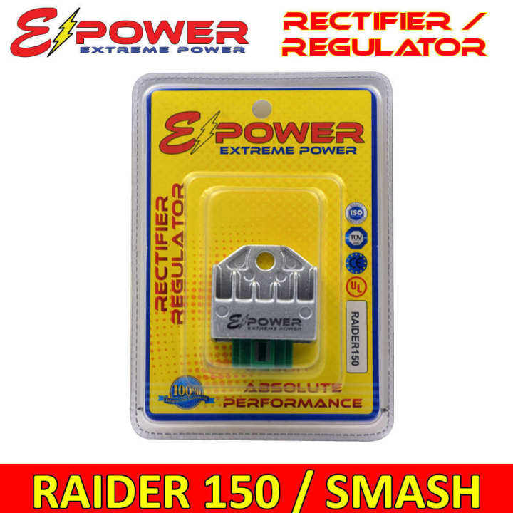 EPOWER Motorcycle Rectifier / Regulator for RAIDER 150, SMASH 110
