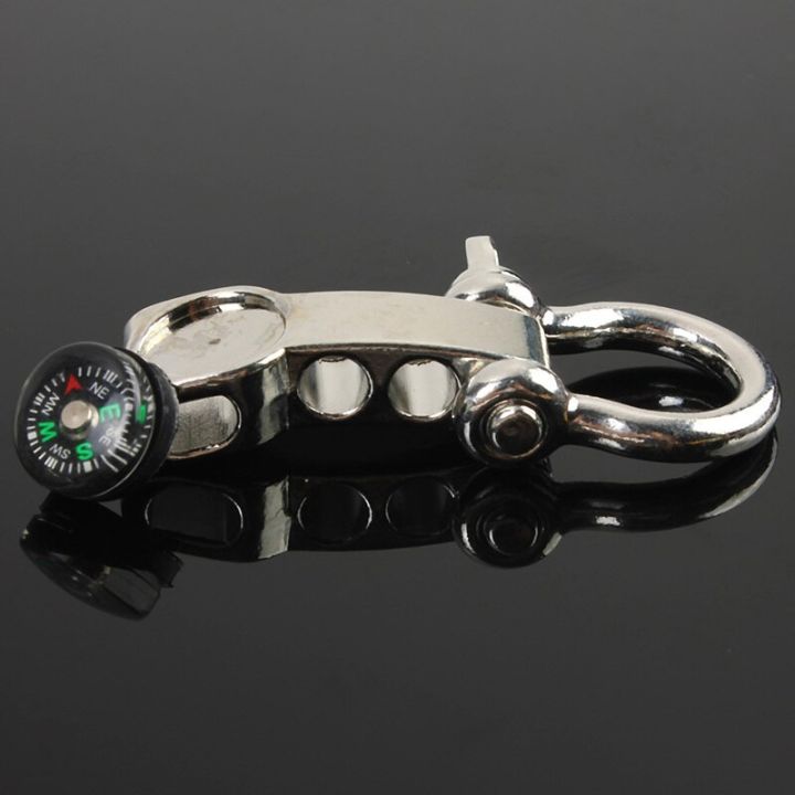 online-huilopker-สำหรับเข็มทิศ-mini-u-rope-bracelet-เข็มทิศโลหะผสมปรับได้รูปร่าง-paracord-buckle-tycompass-anchor-สังกะสีกลางแจ้ง