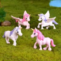 【CW】▥  1Pc Unicorn Miniature Figure Woman Birthday Wedding Decoration