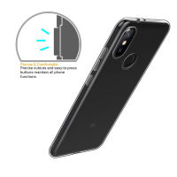 Clear Silicone Phone Case for Xiaomi Mi A2A2 Lite TPU Transparent Soft Mobile Back Cover Redmi A2Lite MiA2 MiA2Lite RedmiA2 Bag