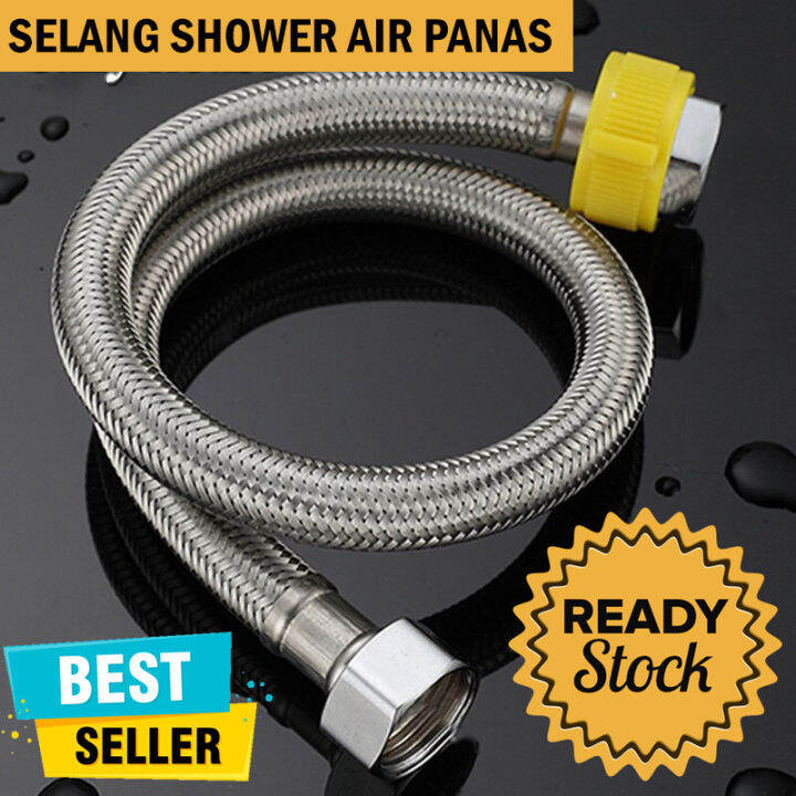 Selang Shower Air Panas Dingin Fleksibel Pipa Slang Braided Hose