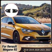 Gloss Black Car Rear View Mirror Cover Caps Trim Shell Frame For Renault Megane RS 2018 2019 2020 2021 2022 Body Kit Essories