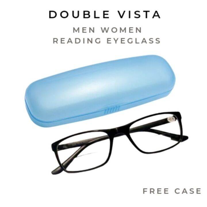 M15 Double Vista bifocal lens Reading Glasses Lightweight Replaceable