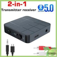 IHBNEP 2 In1บลูทูธไมโคร USB บ้าน5.0เครื่องส่งสัญญาณไร้สายตัวแปลงบลูทูธ Aux สายออดิโออะแดปเตอร์เต้ารับ