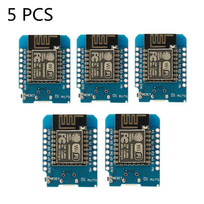 5ชิ้น ESP8266 ESP-12 Wemos D1มินิ WiFi บอร์ดพัฒนาไมโคร USB 3.3V ขึ้นอยู่กับ ESP-8266กับขา ESP12 WeMos D1โมดูลมินิ