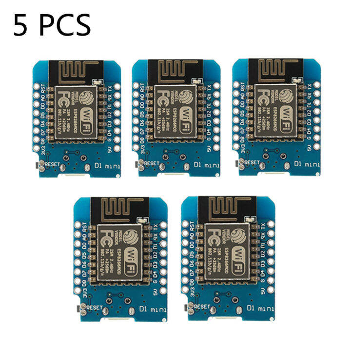 5ชิ้น-esp8266-esp-12-wemos-d1มินิ-wifi-บอร์ดพัฒนาไมโคร-usb-3-3v-ขึ้นอยู่กับ-esp-8266กับขา-esp12-wemos-d1โมดูลมินิ
