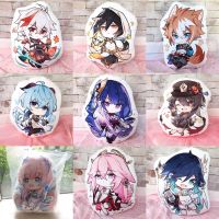 【CW】Genshin Impact Mondstadt Theme All Character Pillow Pillow Doll Cute Toys Cartoon Barbatos Morax Yoimiya Raiden Ei Kokomi Kazuha