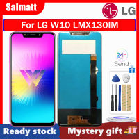 Salmatt จอแอลซีดีไอพีเอซเดิมสำหรับ LG W10 LMX130IM แผงสัมผัสหน้าจอ LCD หน้าจอดิจิตอลแทนการประกอบสำหรับ W10 LG