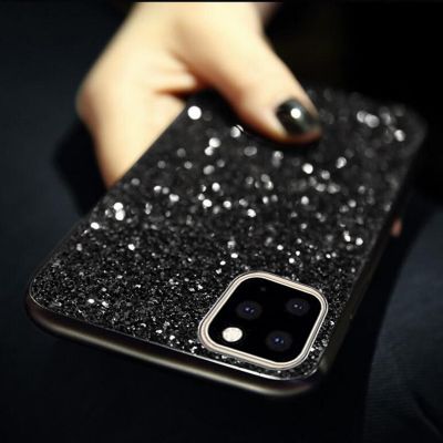 ♕♟✚ Phone Cases For iPhone 13 11 Pro Xs Max XR X 10 Glitter Case Luxury Hybrid Plating TPU Leather Skin For iPhone 8 7 Plus 12 Cover