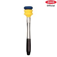 OXO แปรงล้างแก้ว แบบเติมสบู่ได้ | OXO GG Soap Dispensing Stemware and Glass Wand ใช้ล้างขวดน้ำ แจกันและแก้วทรงสูง หัวฟองน้ำสามารถถอดเปลี่ยนและเติมหัวรีฟิลได้