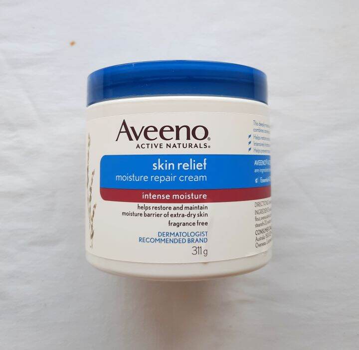 Aveeno Skin Relief Moisture Repair Cream 311g Lazada Ph 6050