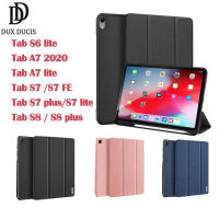 512.【จัดส่งที่ไทย】ยี่ห้อDOMOของแท้ซองหนังใส่ปากกาได้FOR Sumsung Tab S6 Lite Tab S7 Tab S7 PLUS  tab S7lite S7FE Tab A7 LITE 8.7 Tab A7 2020 Tab S8 Plus Tab A8 10.5 2021 มีช่องใส่ปากกาได้"