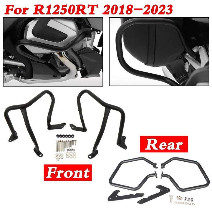 Motorcycle Front&Rear Engine Guard Crash Bars Frame Protection Bumper Protector For BMW R1250RT