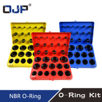 382386PC Black Rubber Ring 30Size Nitrile O ring Seal Washer Sealing NBR O-ring Gasket RedBlueYellow Assortment Set Kit Box