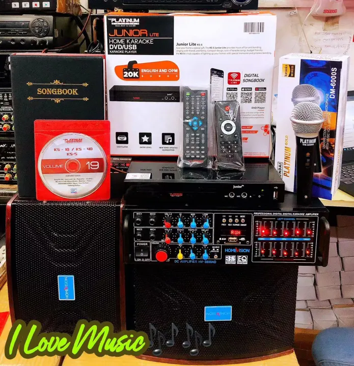Complete Package Videoke Platinum KS5/Junior Lite karaoke player 18k